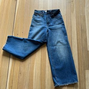 Madewell Wide Leg Jean, size 24